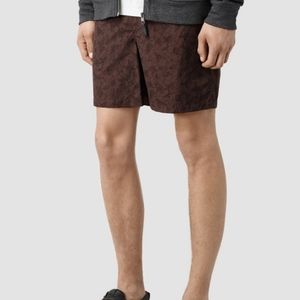 All Saints men’s swim Trunks bottoms tie-dye multicolor Small NOWT